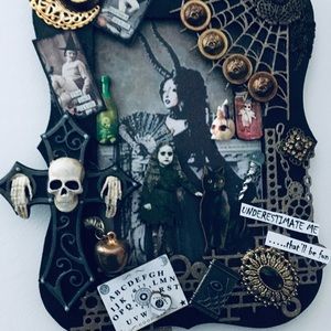 Hand made 4x6 mixed media art